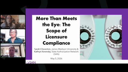 Spring Webinar Series – Licensure and Certification